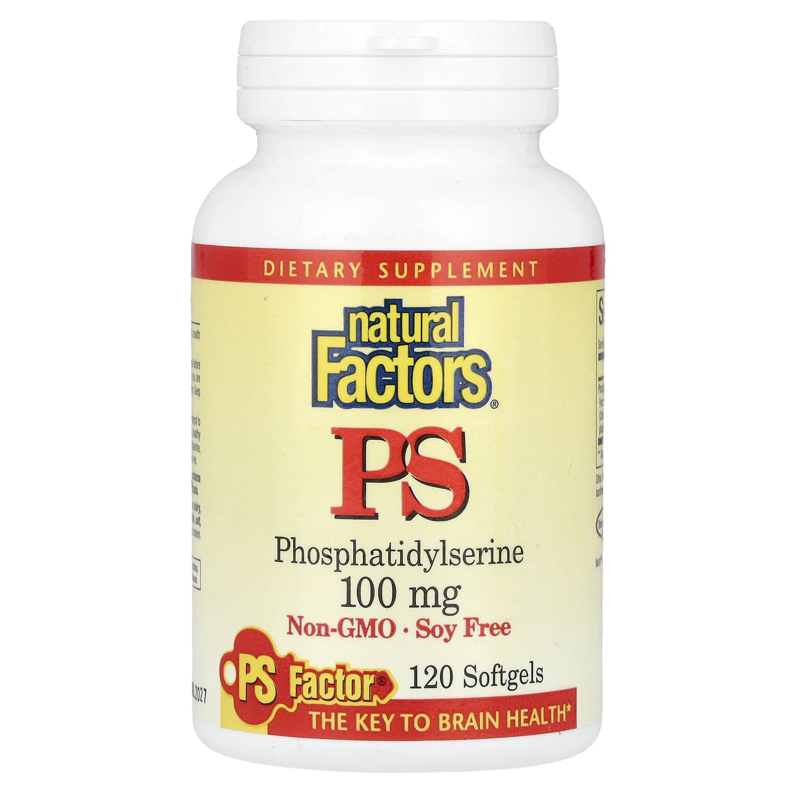 PS Natural Factors, 100 мг, 120 мягких капсул