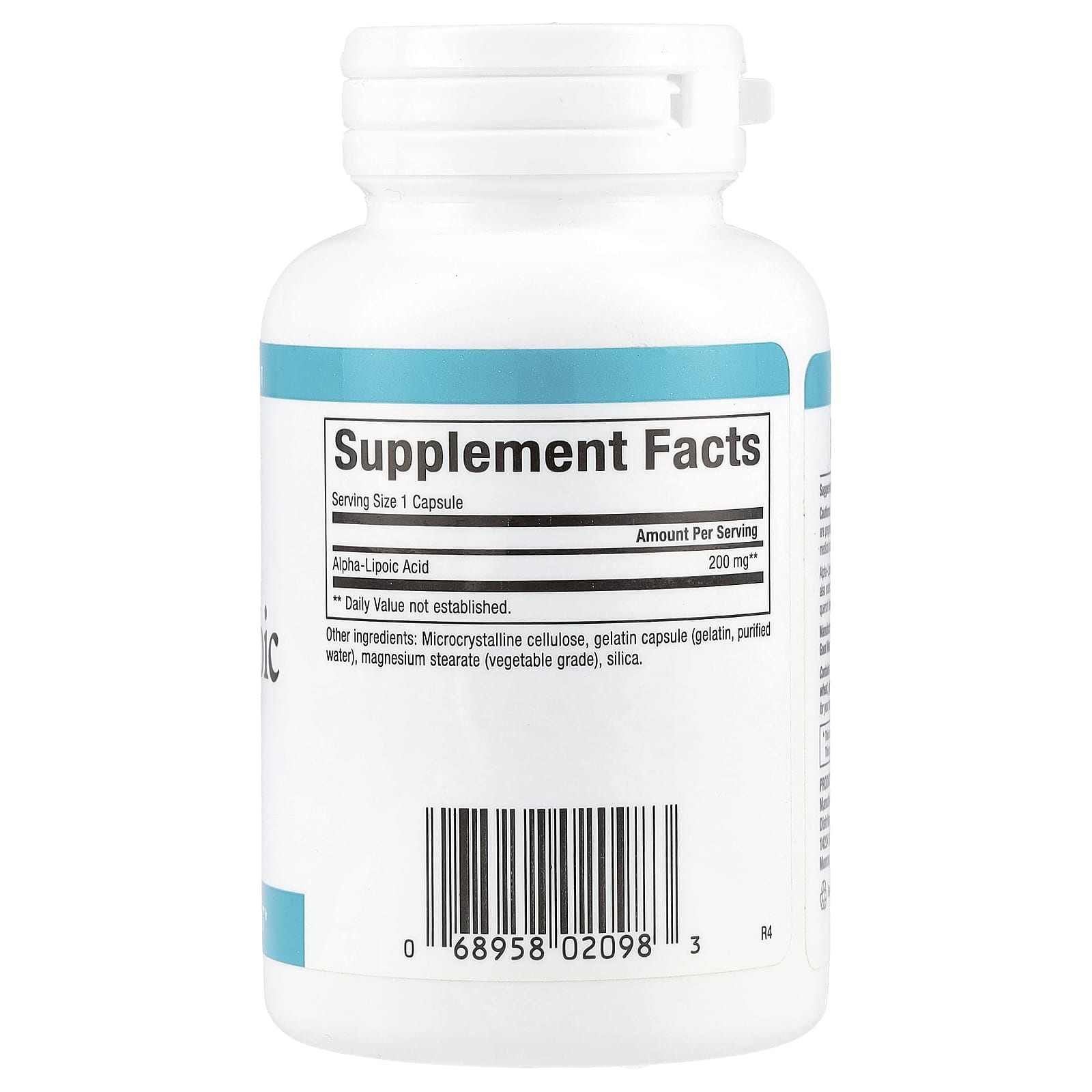 Альфа-липоевая кислота Natural Factors Alpha-Lipoic Acid, 200 мг, 60 капсул — фото 2