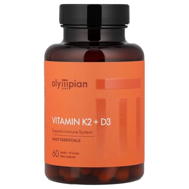 Витамин D3 Olympian Labs Vitamin K2, 60 капсул
