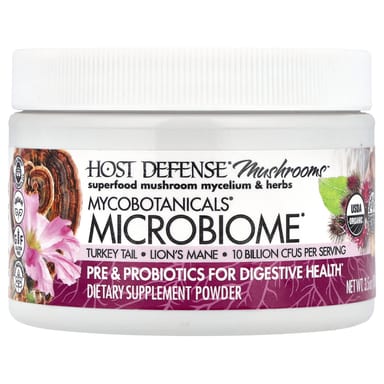 Грибной комплекс Host Defense™ MycoBotanicals® Microbiome Powder, 100 г, порошок