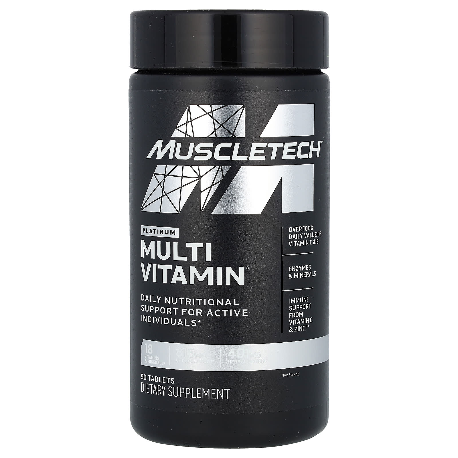 Мультивитамины MuscleTech Platinum, 90 таблеток