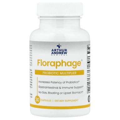 Пробиотик Arthur Andrew Medical Floraphage® Multiplier, 30 капсул
