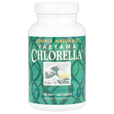 Хлорелла Source Naturals Yaeyama®, 20 мг, 600 таблеток