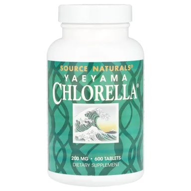 Фото товара: Хлорелла Source Naturals Yaeyama®, 20 мг, 600 таблеток