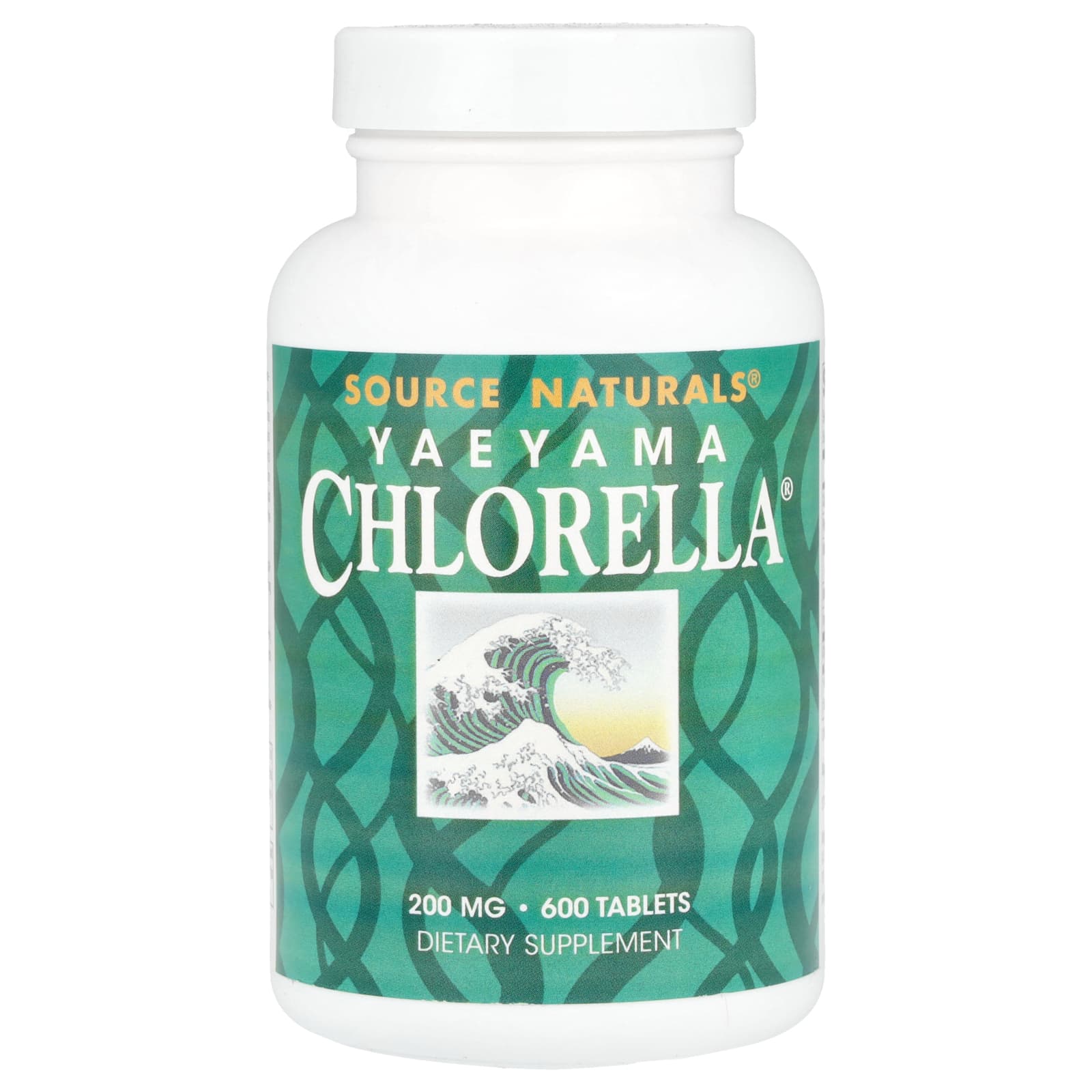 Хлорелла Source Naturals Yaeyama®, 20 мг, 600 таблеток