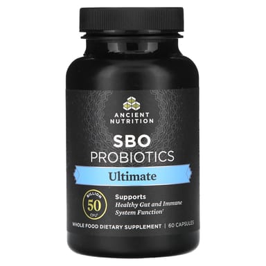 Пробиотик Ancient Nutrition SBO, оттенок Ultimate, 50 млрд КОЕ, 60 капсул