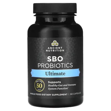 Фото товара: Пробиотик Ancient Nutrition SBO, Ultimate, 50 млрд КОЕ, 60 капсул