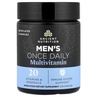 Мультивитамины Ancient Nutrition Men's Once Daily, 30 капсул