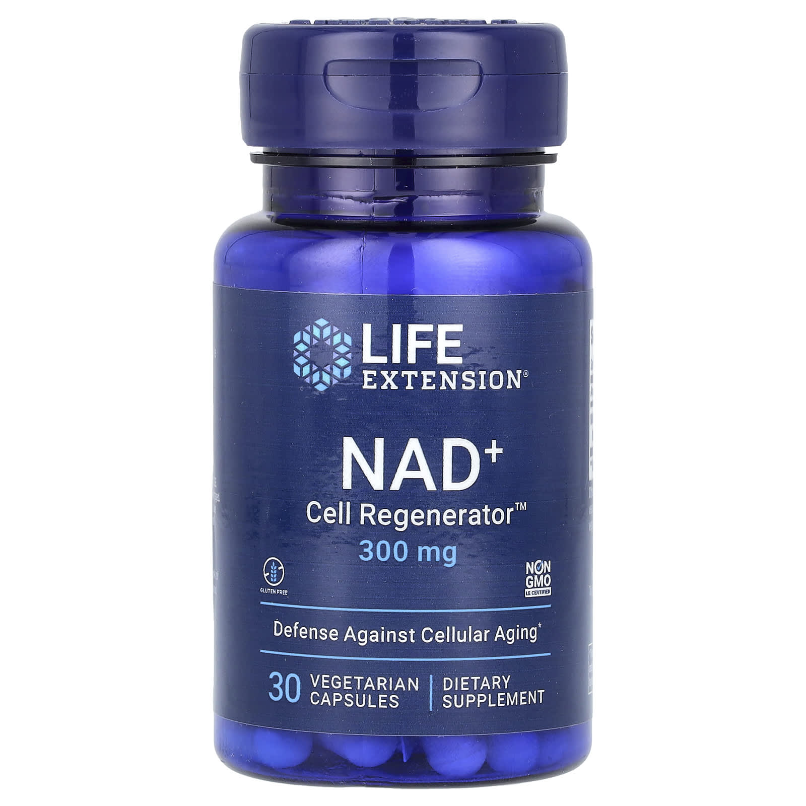 NAD+ регенератор клеток Life Extension, 300 мг, 30 вегетарианских капсул