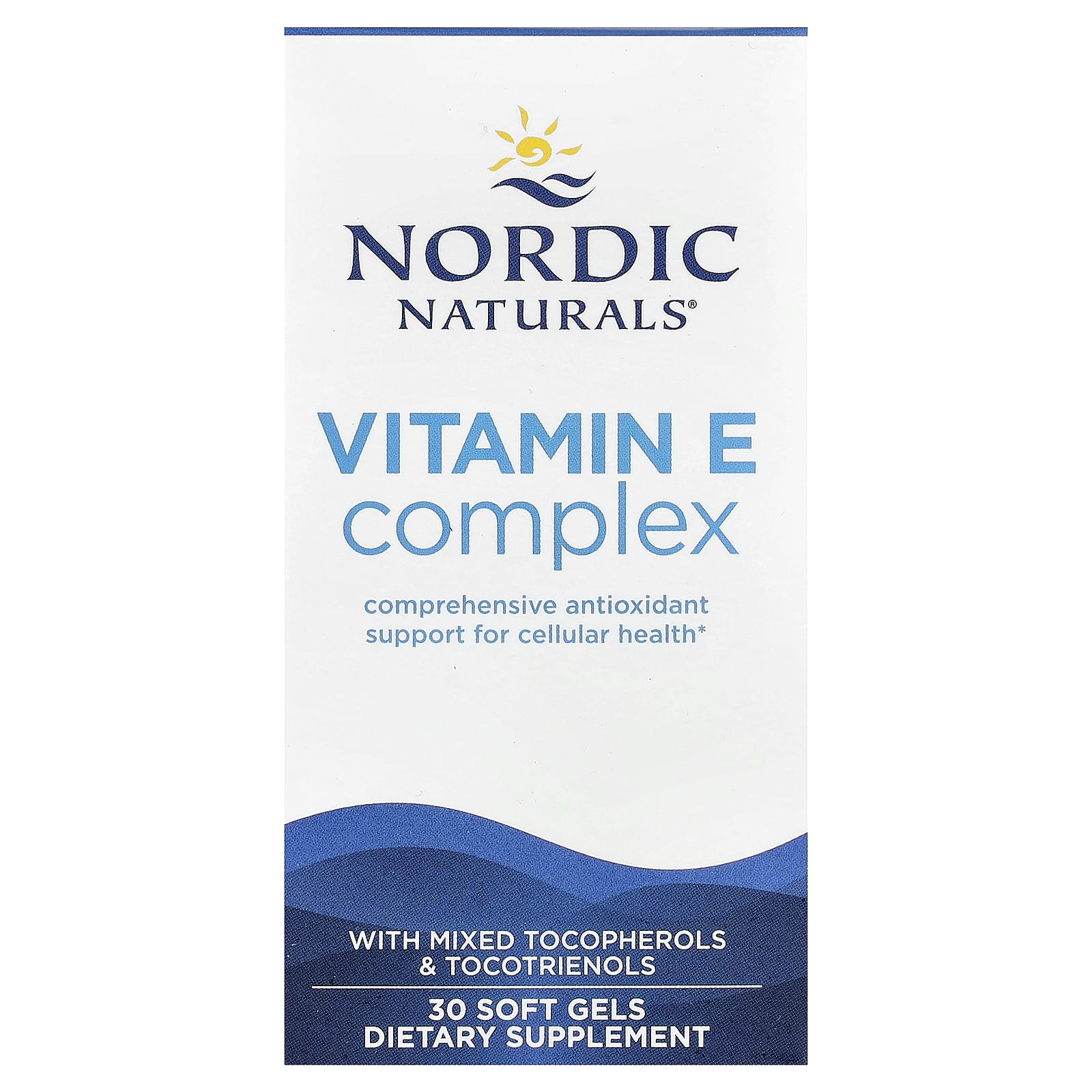 Комплекс Nordic Naturals Vitamin E, 30 мягких капсул — фото 2