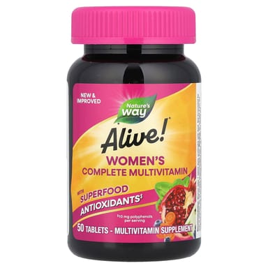 Мультивитамины Nature's Way Alive!® Women's Complete, 50 таблеток