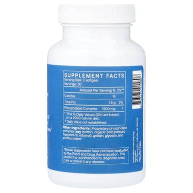 Комплекс BodyBio PC Liposomal Phospholipid, 650 мг, 60 мягких капсул