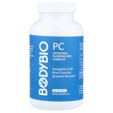 Комплекс BodyBio PC Liposomal Phospholipid, 650 мг, 100 мягких капсул