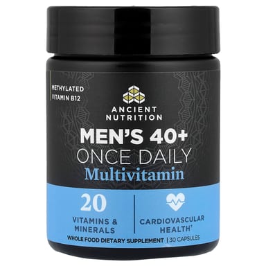 Мультивитамины Ancient Nutrition Men's 40+ Once Daily, 30 капсул