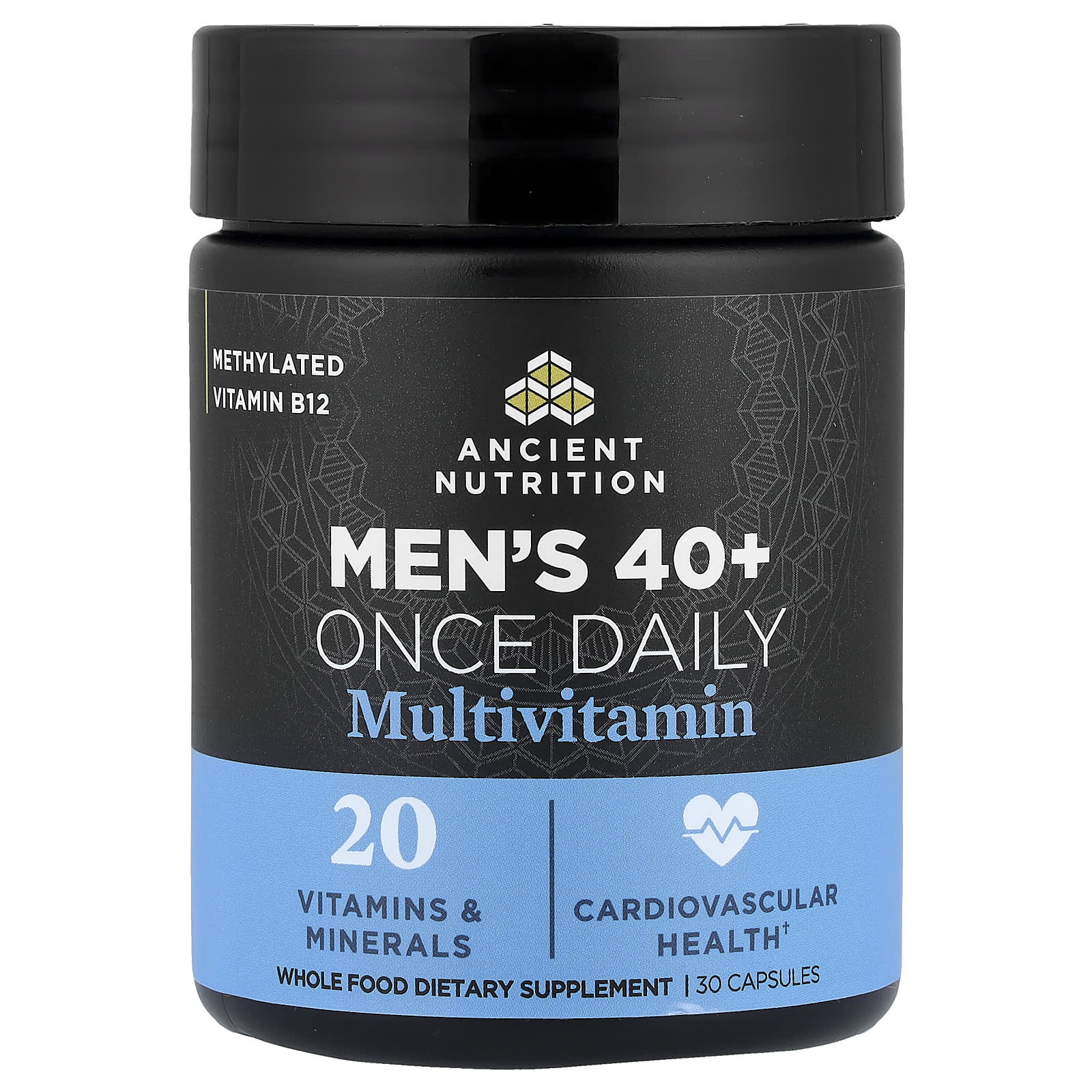 Мультивитамины Ancient Nutrition Men's 40+ Once Daily, 30 капсул