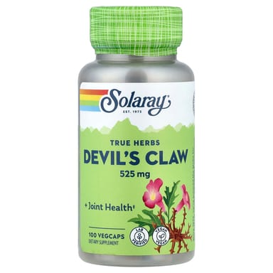 Гарпагофитум Solaray Ture Herbs, 525 мг, 100 растительных капсул