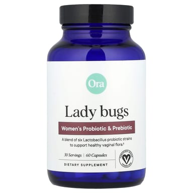 Пребиотик Ora Lady Bugs Women's Probiotic &, 60 капсул