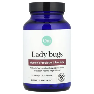 Фото товара: Пробиотики и пребиотики Ora Lady Bugs для женщин, 60 капсул