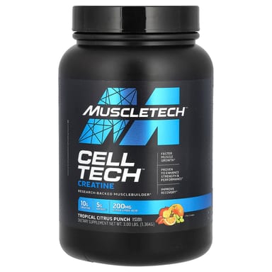 Креатин MuscleTech Cell-Tech™ Tropical Citrus Punch, 1.36 кг