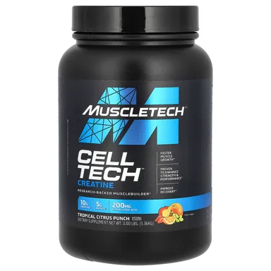 Фото товара: Креатин MuscleTech Cell-Tech™ Tropical Citrus Punch, 1.36 кг