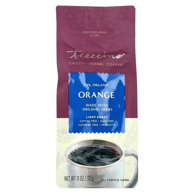 Фото товара: Кофе Teeccino Chicory Herbal Light Roast, без кофеина, вкус «апельсин», 312 г