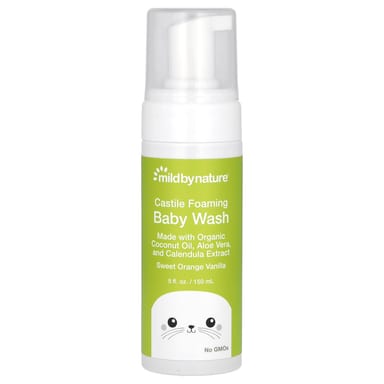 Детское средство для купания Mild By Nature Foaming Castile Sweet Orange Vanilla, 148 мл