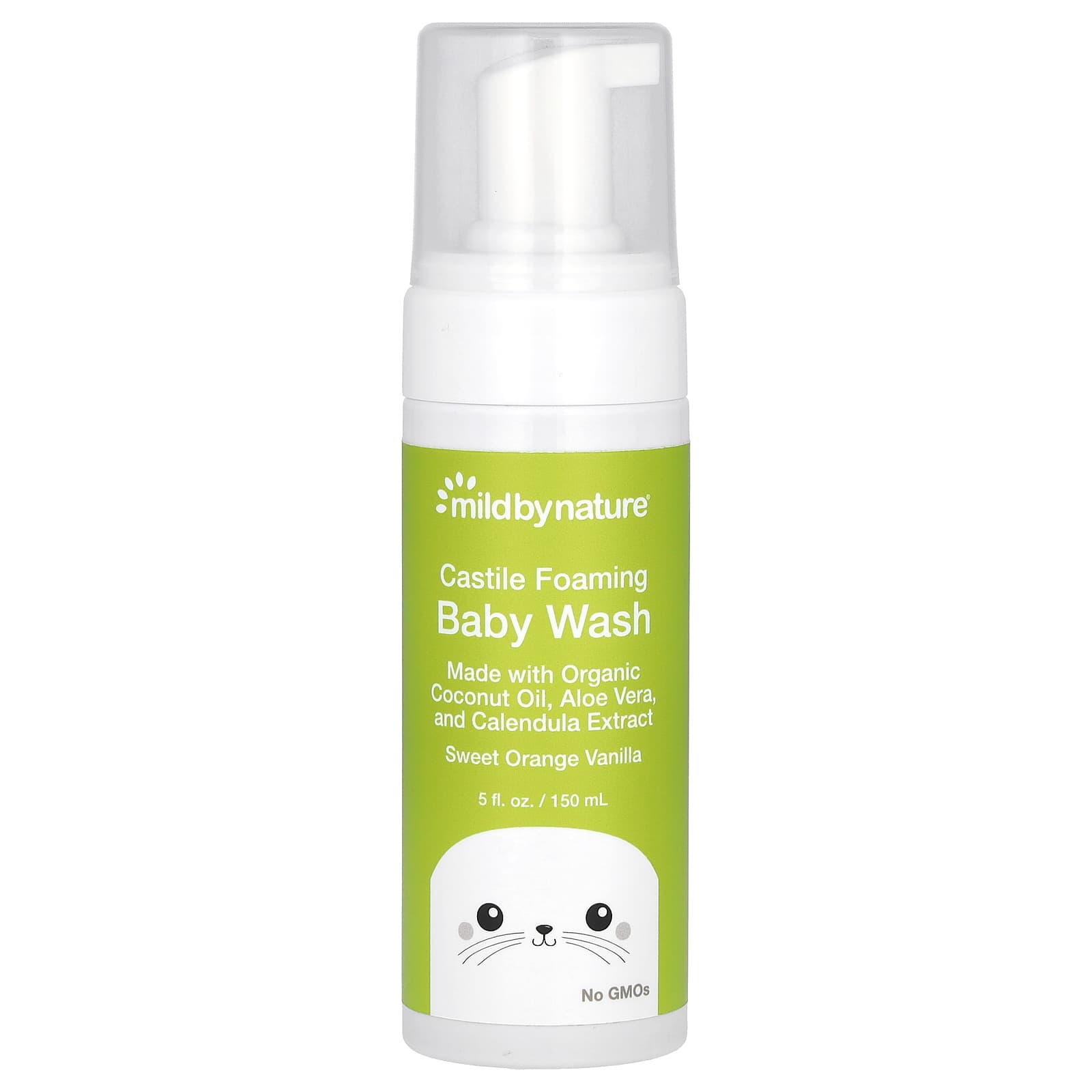 Детское средство для купания Mild By Nature Foaming Castile Sweet Orange Vanilla, 148 мл