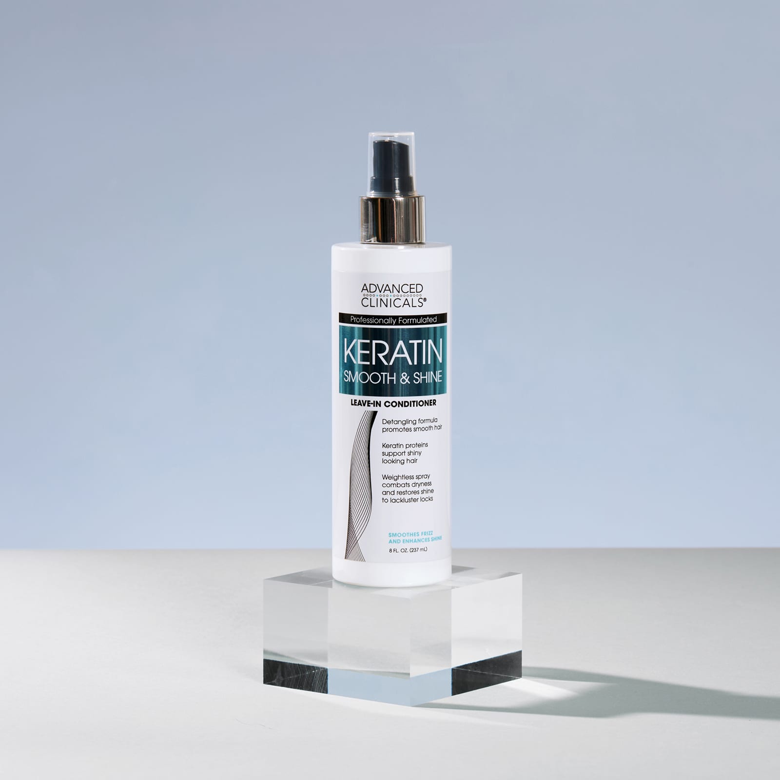 Несмываемый кондиционер Advanced Clinicals Keratin Smooth & Shine, 237 мл — фото 4