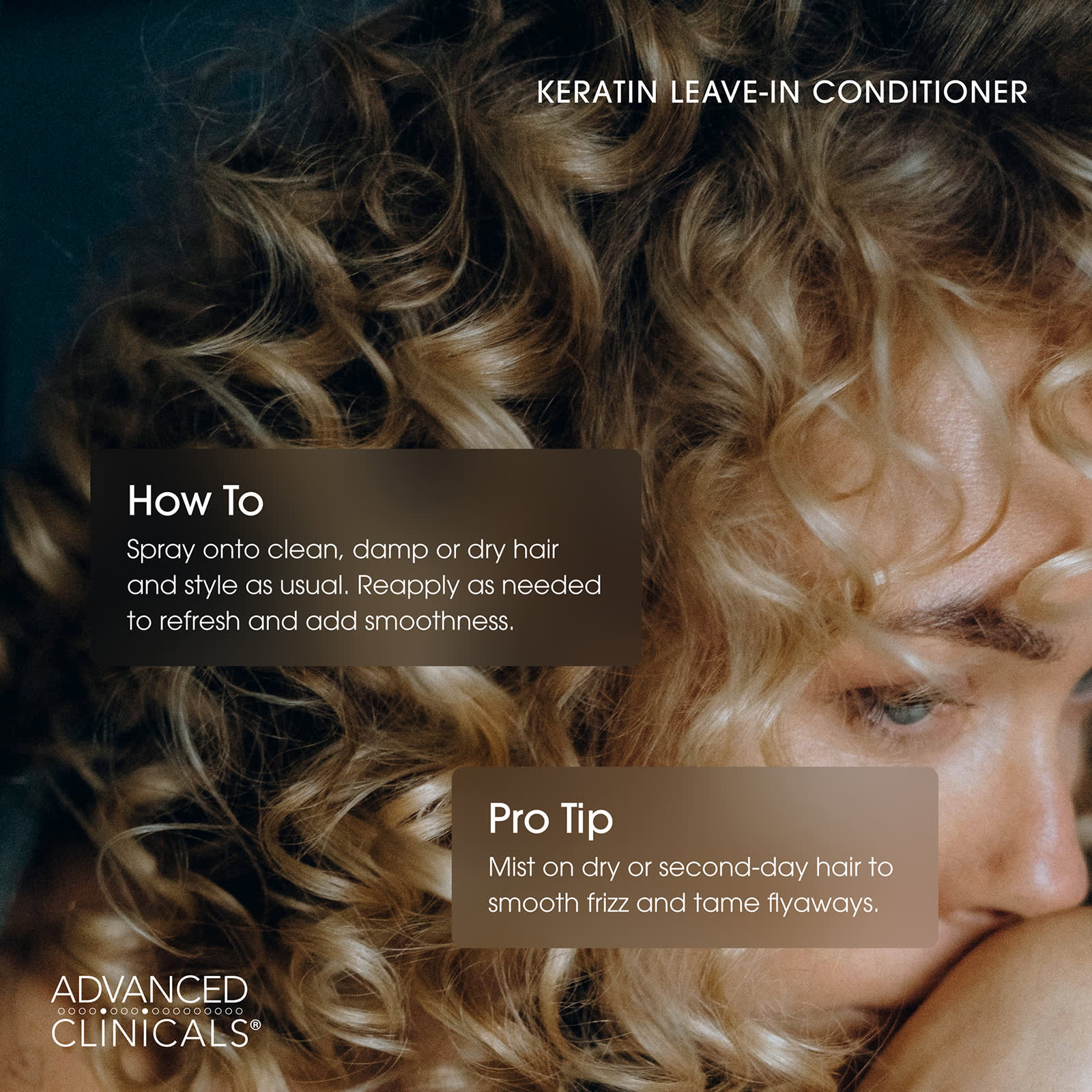 Несмываемый кондиционер Advanced Clinicals Keratin Smooth & Shine, 237 мл — фото 5