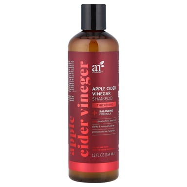 Яблочный уксус artnaturals Thickening For All Hair Types, вкус Apple Cider Vinegar Shampoo, 354 мл