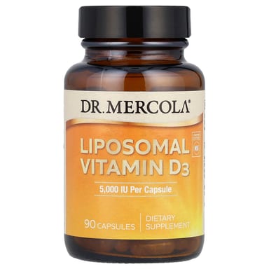 Витамин D3 Dr. Mercola Liposomal, 125 мкг (5000 МЕ), 90 капсул