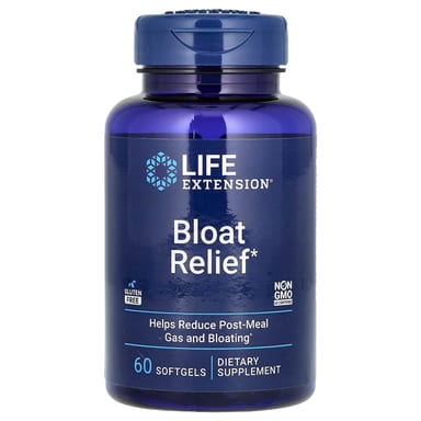 Средство от вздутия Life Extension, 60 мягких капсул