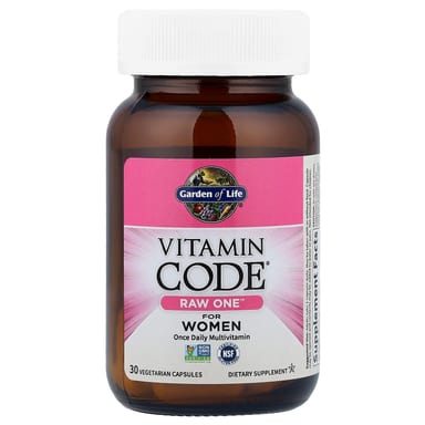 Женские мультивитамины RAW One Garden of Life Vitamin Code® Raw One™ For Women, 30 растительных капсул