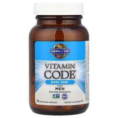Мультивитамины Garden of Life Vitamin Code® RAW One™ Once Daily For Men, 30 растительных капсул