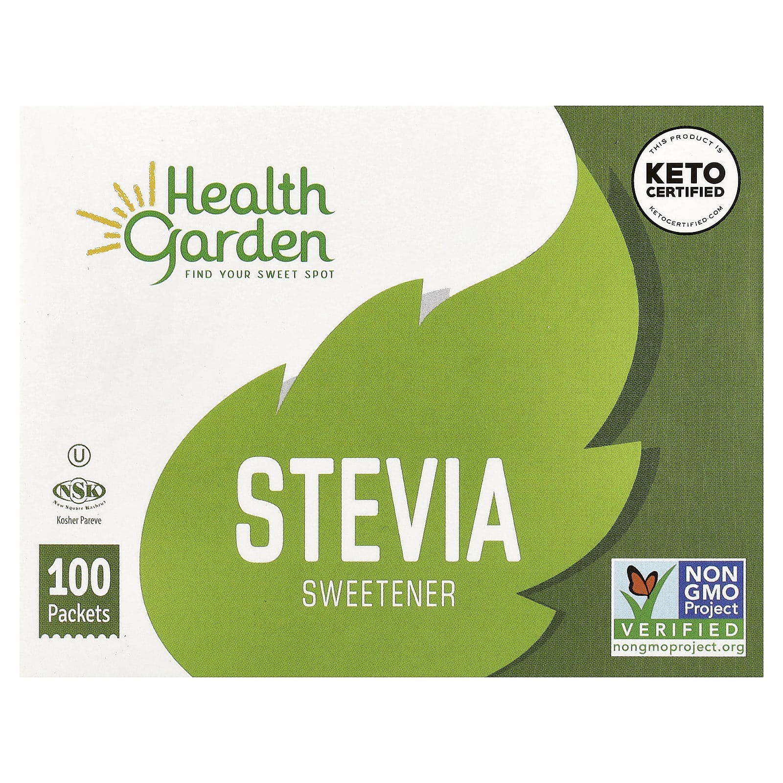 Стевия Health Garden Sweetener, оттенок 100 Packets, саше — фото 2