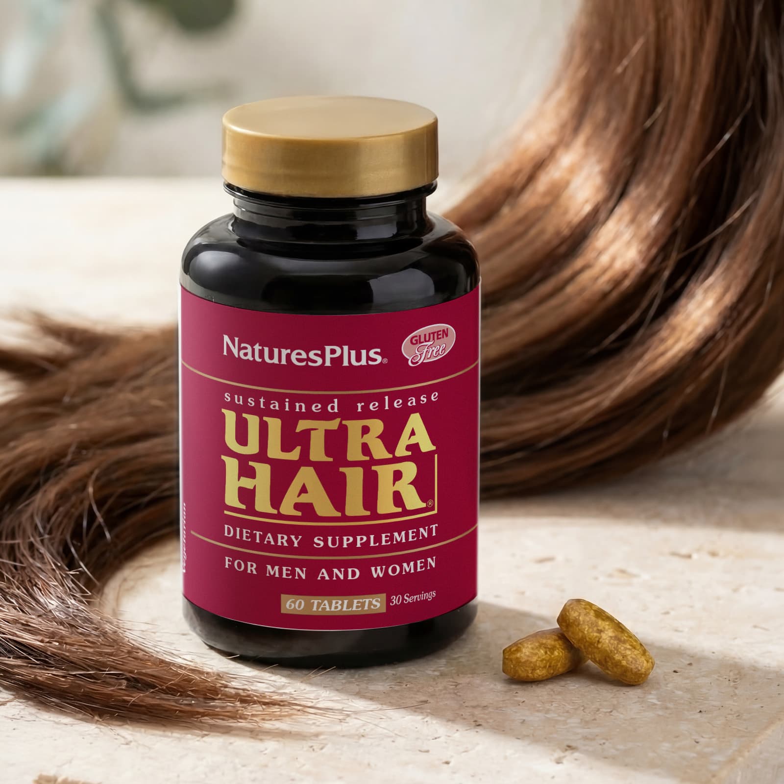 Комплекс Ultra Hair NaturesPlus® For Men & Women, 60 таблеток — фото 6