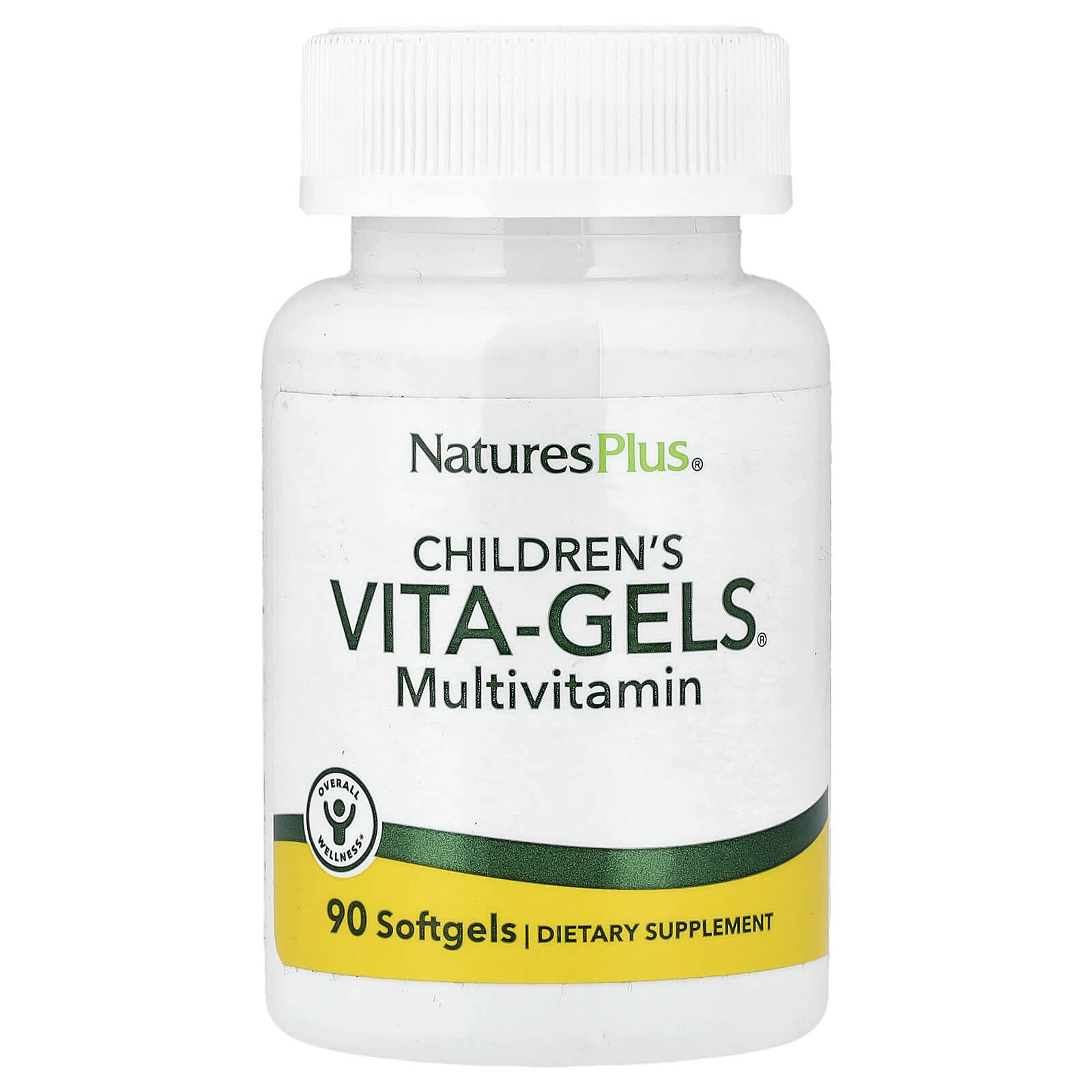 Мультивитамины NaturesPlus Vita-Gels®, вкус Orange, 90 мягких капсул