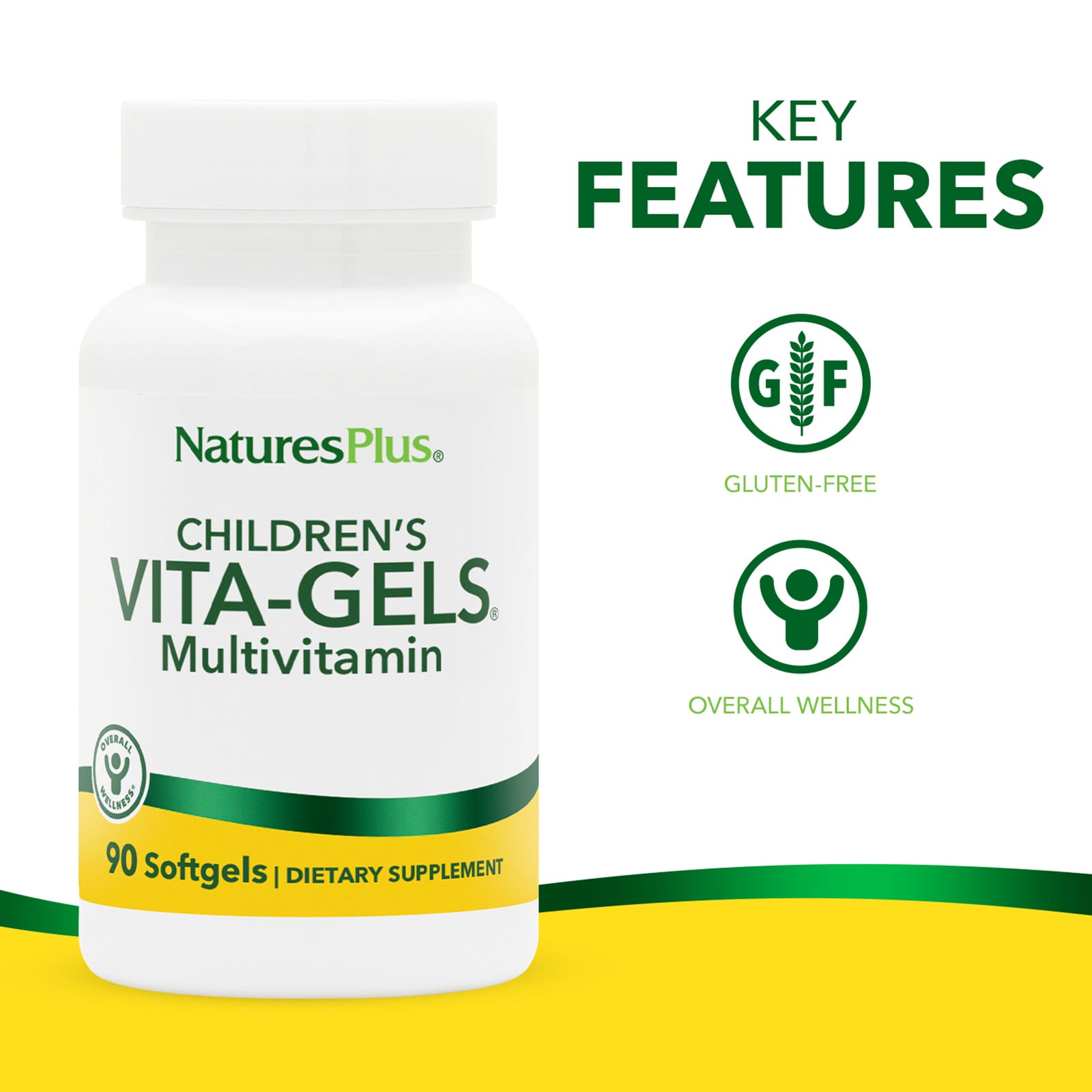 Мультивитамины NaturesPlus Vita-Gels®, вкус Orange, 90 мягких капсул — фото 4