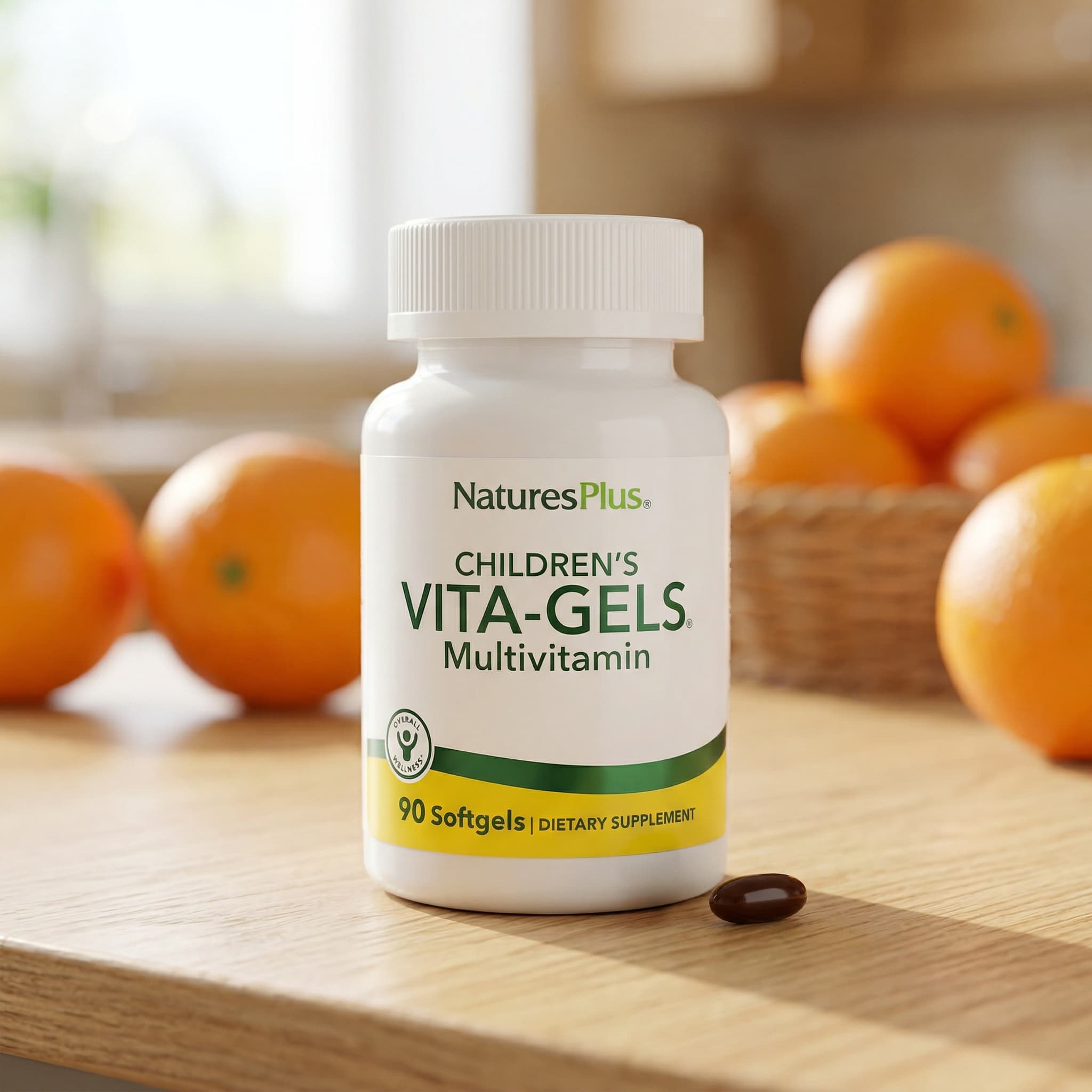 Мультивитамины NaturesPlus Vita-Gels®, вкус Orange, 90 мягких капсул — фото 6