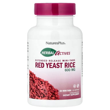 Рис NaturesPlus Herbal Actives Red Yeast, 300 мг
