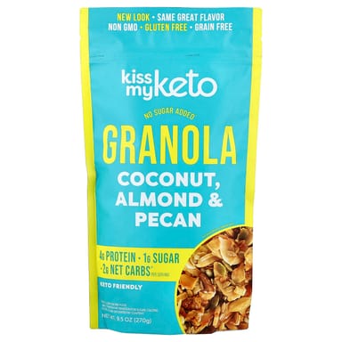 Гранола Kiss My Keto Almond & Pecan, вкус Coconut, 270 г