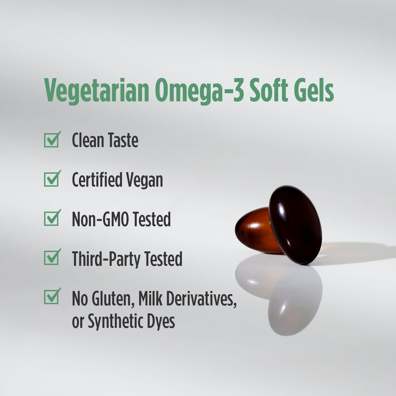 Омега-3 из водорослей Nordic Naturals, 120 мягких капсул (357.5 мг на капсулу) — фото 2