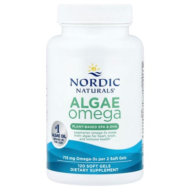 Омега-3 из водорослей Nordic Naturals, 120 мягких капсул (357.5 мг на капсулу)