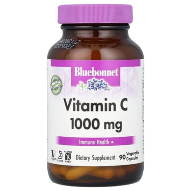 Витамин C Bluebonnet Nutrition, 1000 мг, 90 растительных капсул