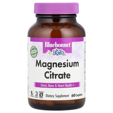Магний цитрат Bluebonnet Nutrition, 200 мг