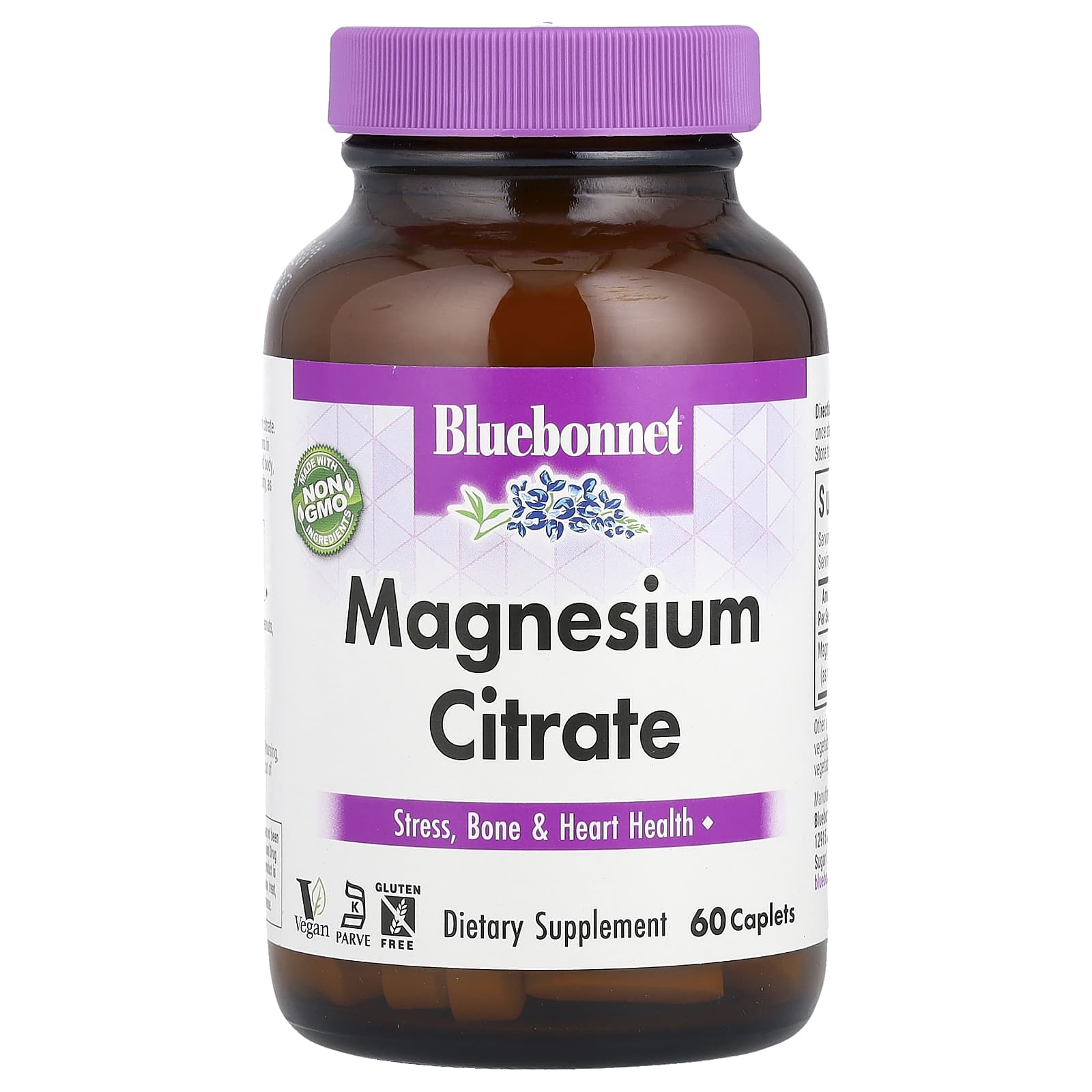 Магний цитрат Bluebonnet Nutrition, 200 мг