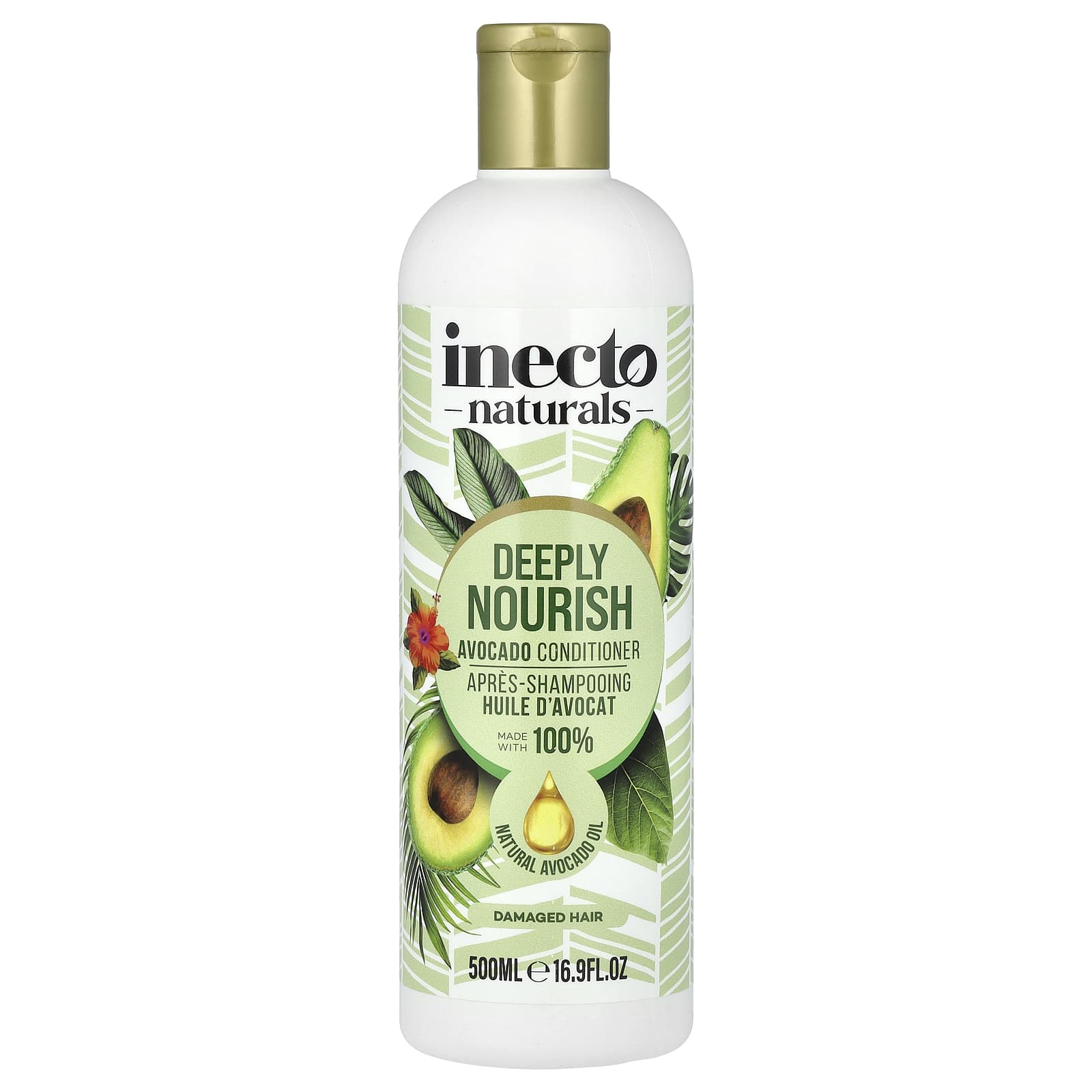 Кондиционер Inecto Deeply Nourish Avocado Damaged Hair, 500 мл