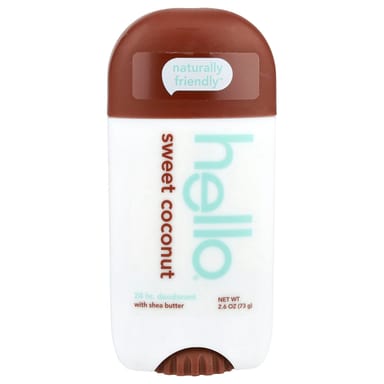 Дезодорант Hello 24 Hr with Shea Butter, вкус Sweet Coconut, 73 г