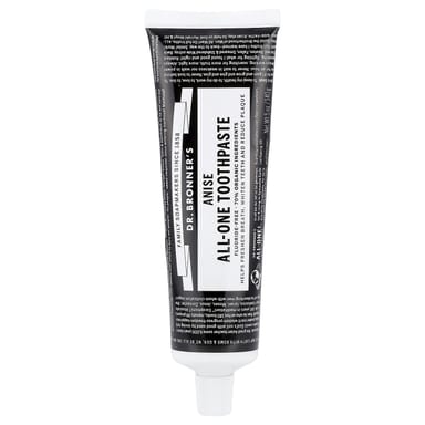 Зубная паста Dr. Bronner's All-One Fluoride-Free, оттенок Anise, 140 г