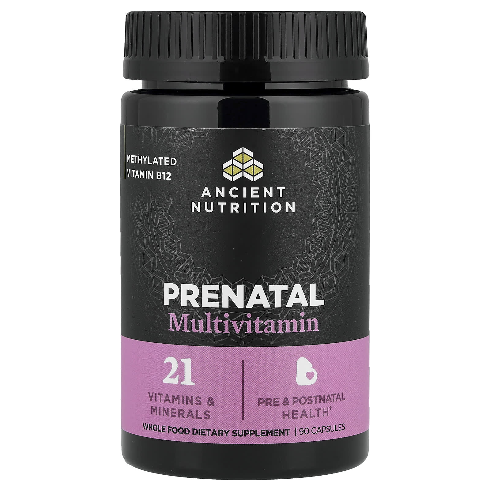 Пренатальные мультивитамины Ancient Nutrition, 90 капсул